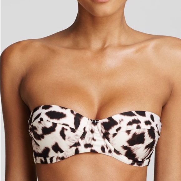 Vince Camuto Exotic Island Leopard Bikini Top