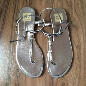 Dolce Vita silver sandals size 8