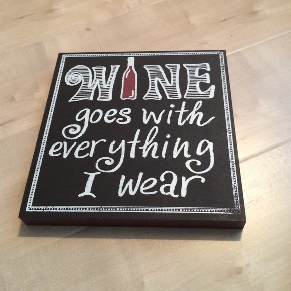 Chalkboard looking sign