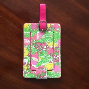 Lilly pulitzer luggage tag