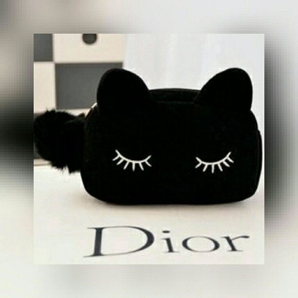 Handbags - Black Cute Cosmetic Bag