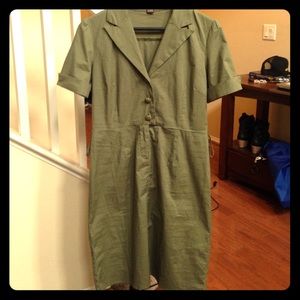 Collared  Pencil Dress