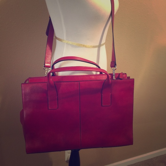 Red Leather Briefcase