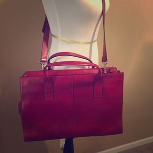 Red Leather Briefcase
