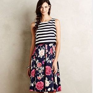 Floral + Striped dress from Anthropologie