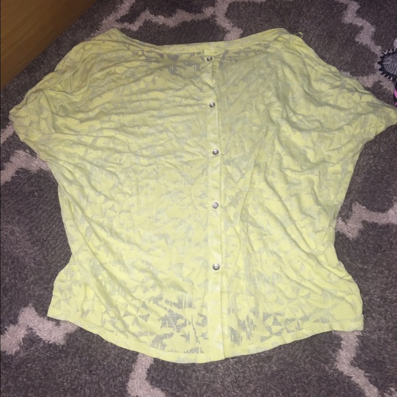 Loose Flowy Neon Tee Shirt - Picture 2 of 2