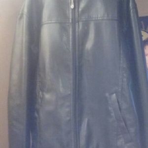Armani men's xl leather jacket