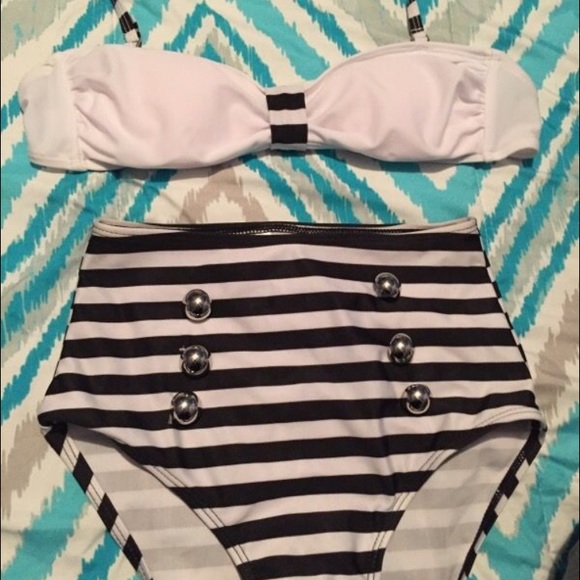 High waisted bathing suit - Picture 1 of 1