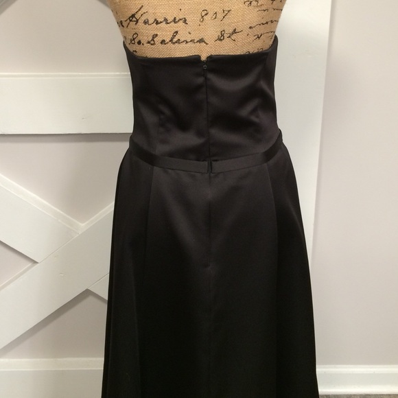 Black Strapless Semi Formal Dress - Picture 3 of 4