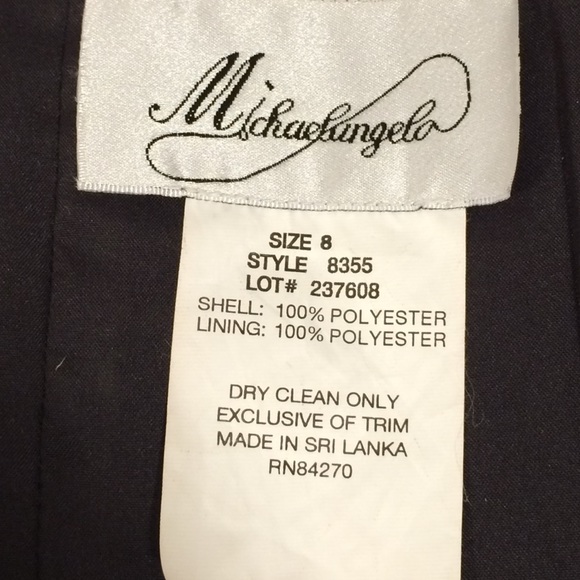 Black Strapless Semi Formal Dress - Picture 4 of 4