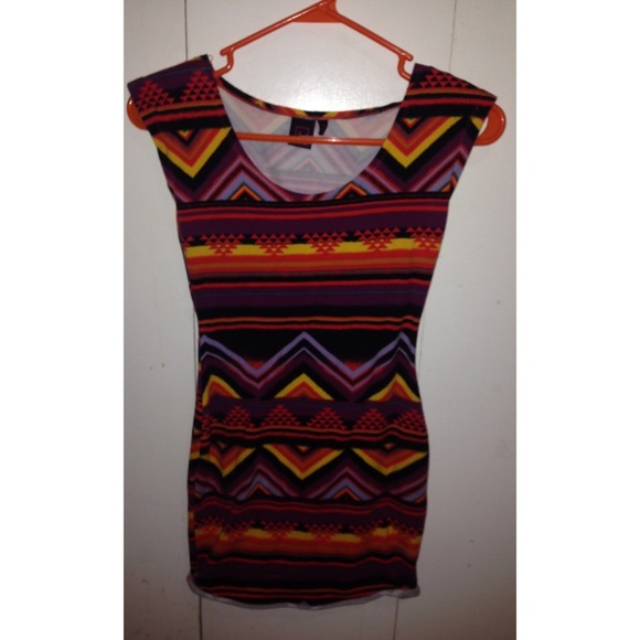Tribal print dress