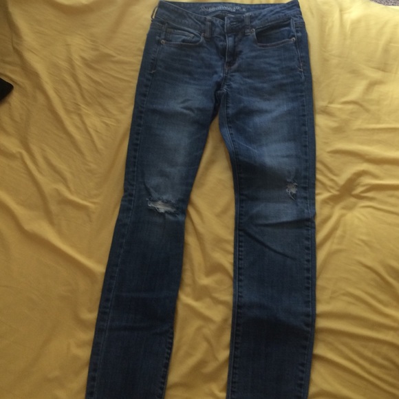 Slightly distressed American Eagle jeans. - Picture 1 of 3