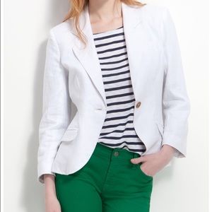 Gibson Linen Blazer in Grass Green