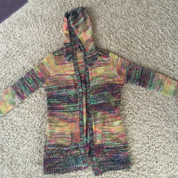 Multi color cardigan sweater - Picture 1 of 3