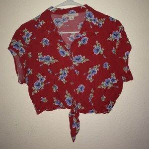Cute Hawaiian crop top!