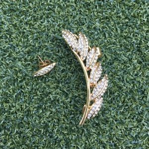 NBW Azaara Vintage Branch Ear Climber & Stud