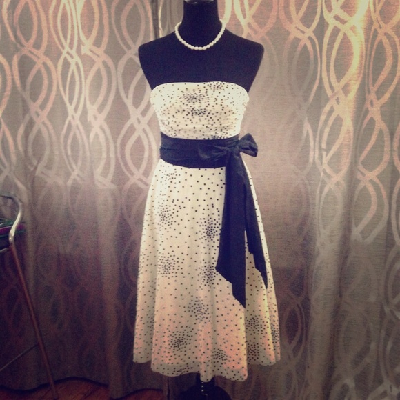 Party polka dot dress