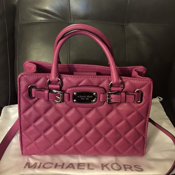 Pink mk Hamilton bag