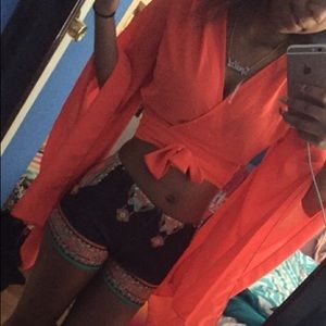 Bright crop top