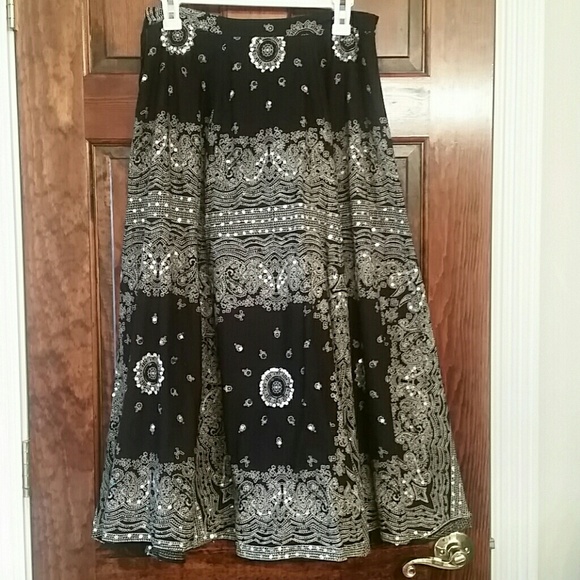 Boston Proper Dresses & Skirts - FINAL Price Drop! Beaded Maxi Skirt w/ Sequins