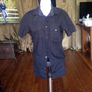 Calvin Klein black button down