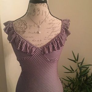 Striped Ruffled sundress!