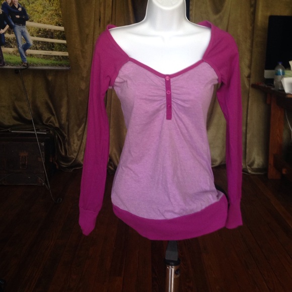 Charlotte Russe purple long sleeve top