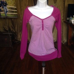 Charlotte Russe purple long sleeve top