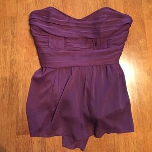 Chiffon corset style Charlotte Russe top