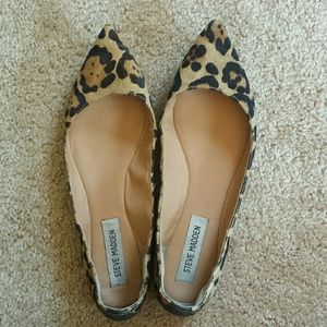Steve Madden Shoes - Leopard print calf hair flats Steve Madden Shoes - Leopard print calf hair flats