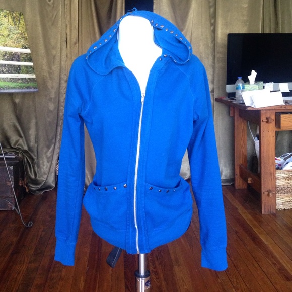 Electric blue sweatshirt