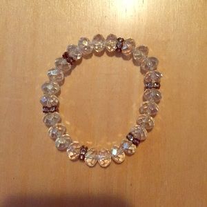 Stretch crystal bracelet