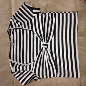Striped Mini Crop Top