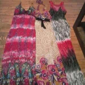 Bundle of 3 XL maxi dreses