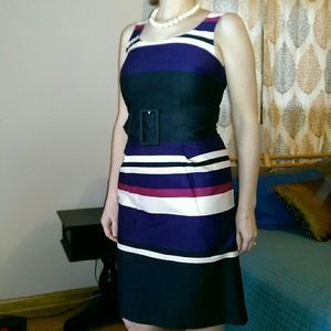 H&M striped shift dress
