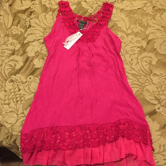 Urban Mango Pink Flowy Tank