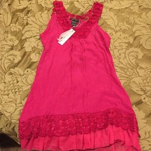 Urban Mango Pink Flowy Tank