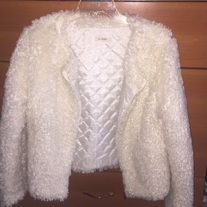 Faux fur jacket