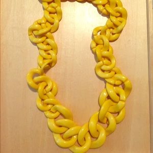 FINAL SALE Yellow Statement necklace