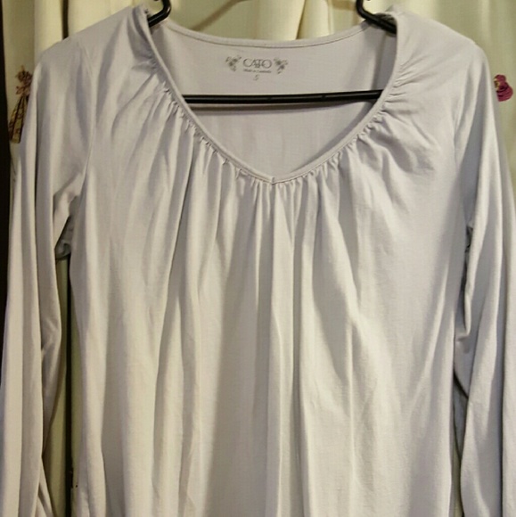 Long sleeve gray t-shirt