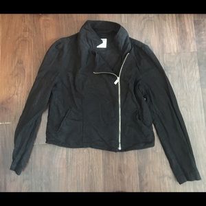 Old Navy Linen Moto Jacket