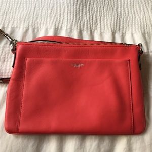 Coach, envelope, cross body purse