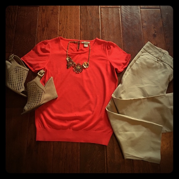 H&M Coral Sweater