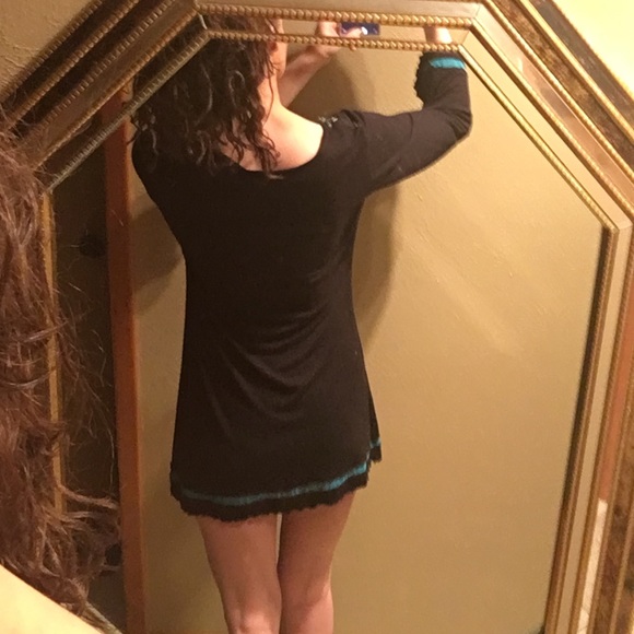 sale Krista LEE dress. Black w/ beading - Picture 3 of 3