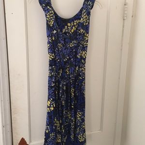 New York and Company Ruffled VNeck Dress