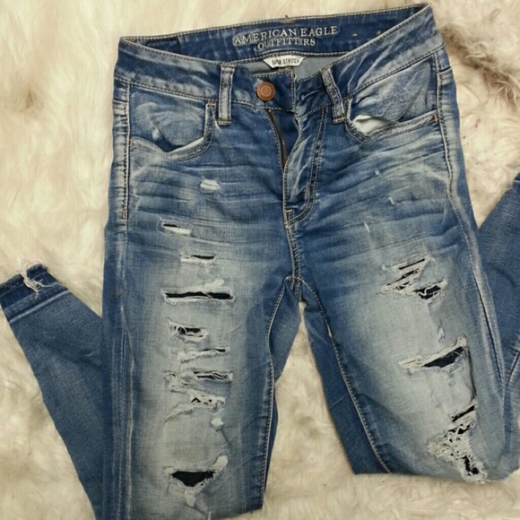 American Eagle high rise jegging crop