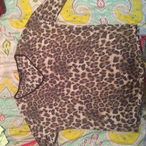 Leopard Forever 21 shirt