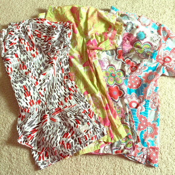 Xs scrub tops