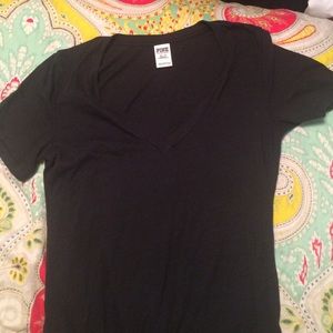 Black PINK shirt sleeve shirt