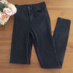 Skinny High Waisted Gray/Black Denim